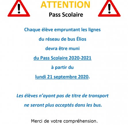Image - Information Pass Scolaire