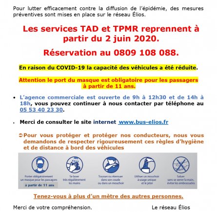 Image - TAD PMR à partir du 2 juin 2020